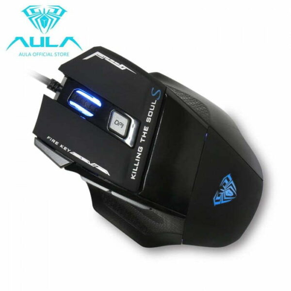 Aula S12 gaming mouse customized marco keys breath lighting