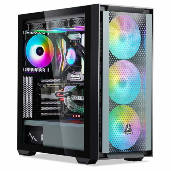 Atx / matx chassis gank 360 gaming computer casing