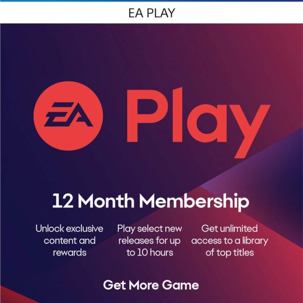 EA Play 12 Month Subscription – [PS4/PS5 Digital Code]