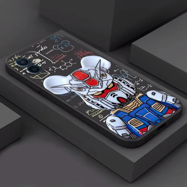 Luxury Ultra Fashion Cool Cartoon Bear Phone Case For iPhones Shell Cover