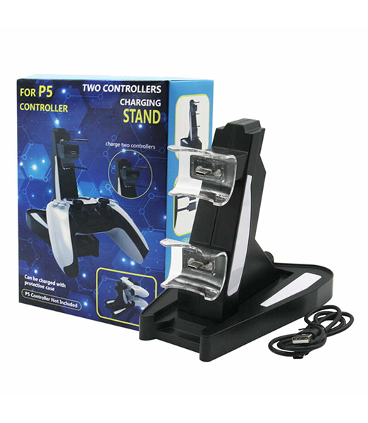 Dual charging dock for ps5 wireless controller