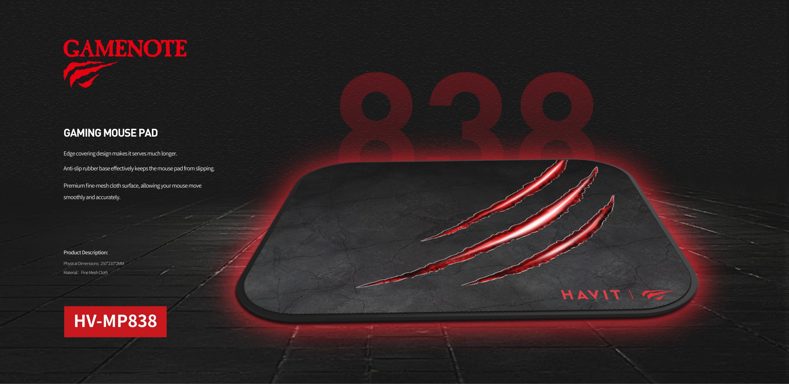 HAVIT SmoothTrac Mouse Mat HVMP838 - Image 6